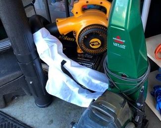 Carpet Cleaner and Yard Tools...