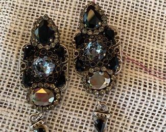 44/ Satellite costume jewelry earrings  $36