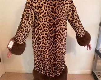 50/ Fox & Leopard Coat sz 4 to 6		$599
