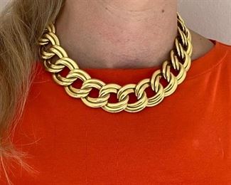 77. 14kt yellow gold ITALY necklace - 136 grams or 4.75 oz $5,400