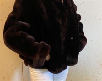 #126 - $150 - brown shearling size 6 to 8