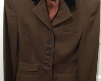 $50 Ralph Lauren brown jacket with velvet collar sz 4