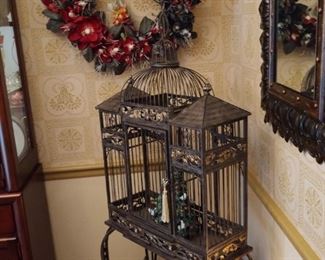 Decorative Bird Cage & Stand