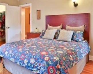 #29. 125.00. Queen bed Headboard 57.5”h X 62”w