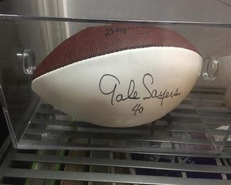 Gale Sayers Signed Football, 40