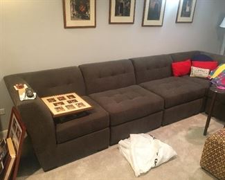 Grey Sectional Clean and like new