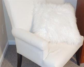 Pottery Barn white chair
