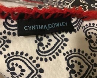 Cynthia Rowley down stuffed pillow zipper cover