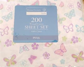 New full butterfly sheets
