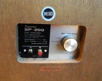 Set of Sansui Speakers SP-200 - wood grills  $225