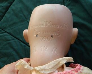 Antique Armand Marseille German Doll #390 - fully jointed wood & composition doll - $130