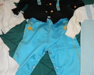 Super cute Boy's Western suspender pant and matching shirt $25