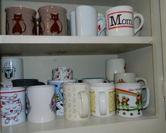 Coffee mugs - $2 to 4 each