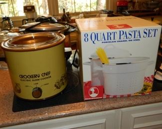 Crockery Chef Slow Cooker - $30                                                            Pasta Set - $20