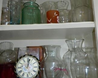 Glass vases - priced separately