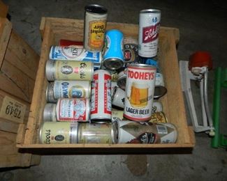 Miscellaneous beer/soda cans - $2 each unless priced separately