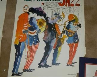 New Orleans jazz poster $20