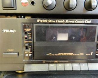 TEAC 450R Double Cassette Deck $40