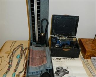 Vintage Sphygmomanometer $50                                                   Antique Hausser Hemoglobinometer $40