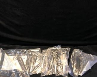 Lot of 12 Various Sized Scissors and Hemostats Location Shelf 7