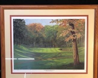 Painting of Royal Oaks Golf Course Location near Shelf P4