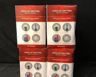 Lot of 4 Universal Light Clips Location Under Shelf P3