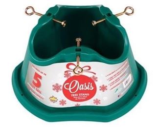 Oasis 9708421 5 ft. Plastic Green Christmas Tree Stand