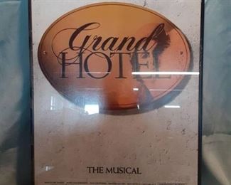Framed Theatre Poster of Grand Hotel The Musical
