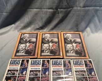 Kansas University Basketball VHS Tapes Location Shelf 3