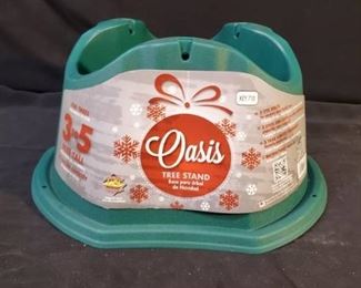 Oasis 9708421 5 ft. Plastic Green Christmas Tree Stand
