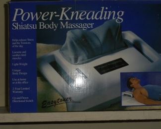 Power Kneading Shiatsu body massager in box