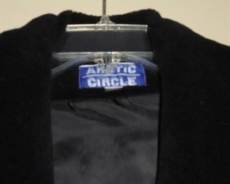 Ladies red 'Arctic Circle' coat - L