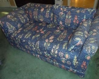 Blue couch & matching love seat