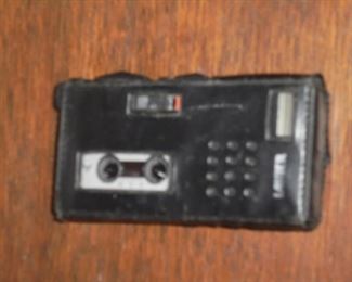 Mini Lanier tape recorder  - works