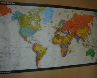 Large full color DuPont World Map