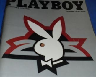 Vintage collection of Playboy magazines  25th Anniversary January 1979