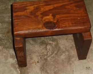 Small wood step stool