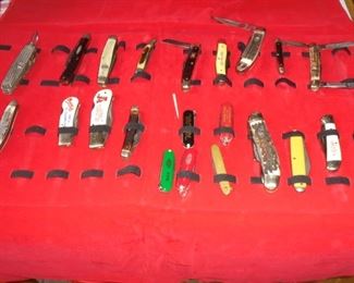 Collection of pocket knives (many new - never used)