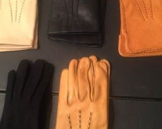 5 Pair Mens High Quality Leather Gloves