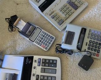 Assortment of Electronic Calculators