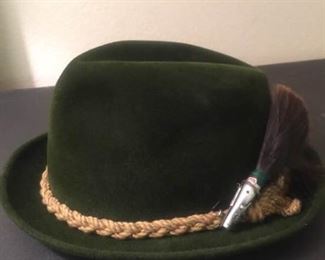 Mens Austrian Vintage Habig Fedora