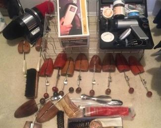 Mens Large Shoe Care Lot