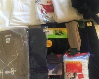 Mens Socks, Pajamas, Tshirts