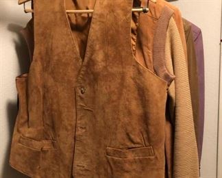 Mens Suede Designer Jackets, Vests