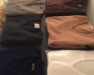 Mens Vintage High Quality Vneck Sweaters