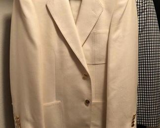 Mens White Linen Dinner Jacket, Designer Jackets