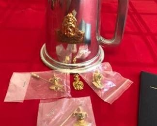 Mirth Lot Tankard, Pins, Knife, Atlas