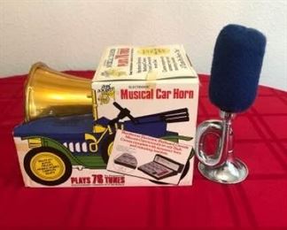 Vintage Musical Car Horn and 2nd Honker