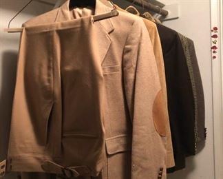 Woolf Brothers Wool Blend JacketsSuits Browns