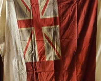 Red Ensign British Flag Vintage.  A beautiful collectible flag of the British flag with the Red Ensign.